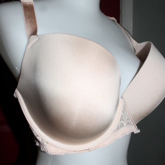 PARAMOUR SEAMLESS PLUNGE CONTOUR LACE BACK BRA - Picture 12 of 16